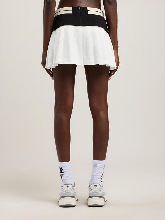 Gonna Palm Angels "Logo Straight Pleated" donna