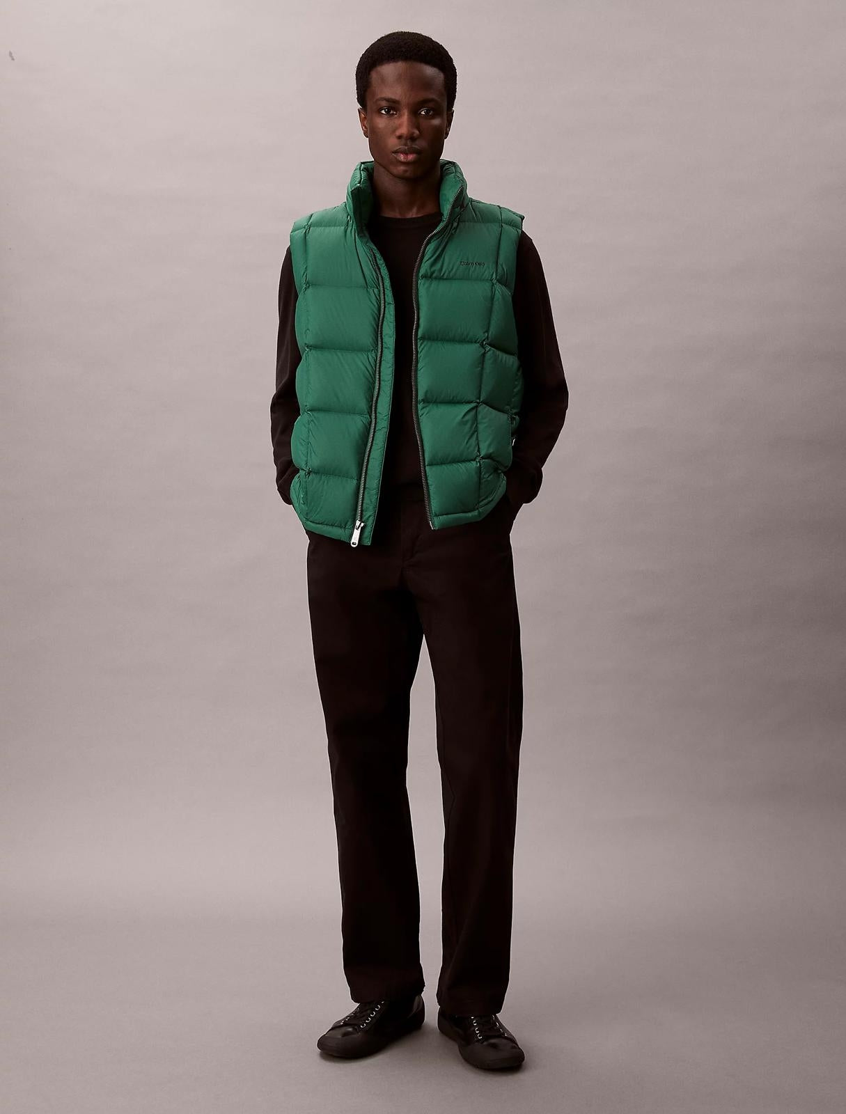 Gilet Calvin Klein con cappuccio nascosto uomo