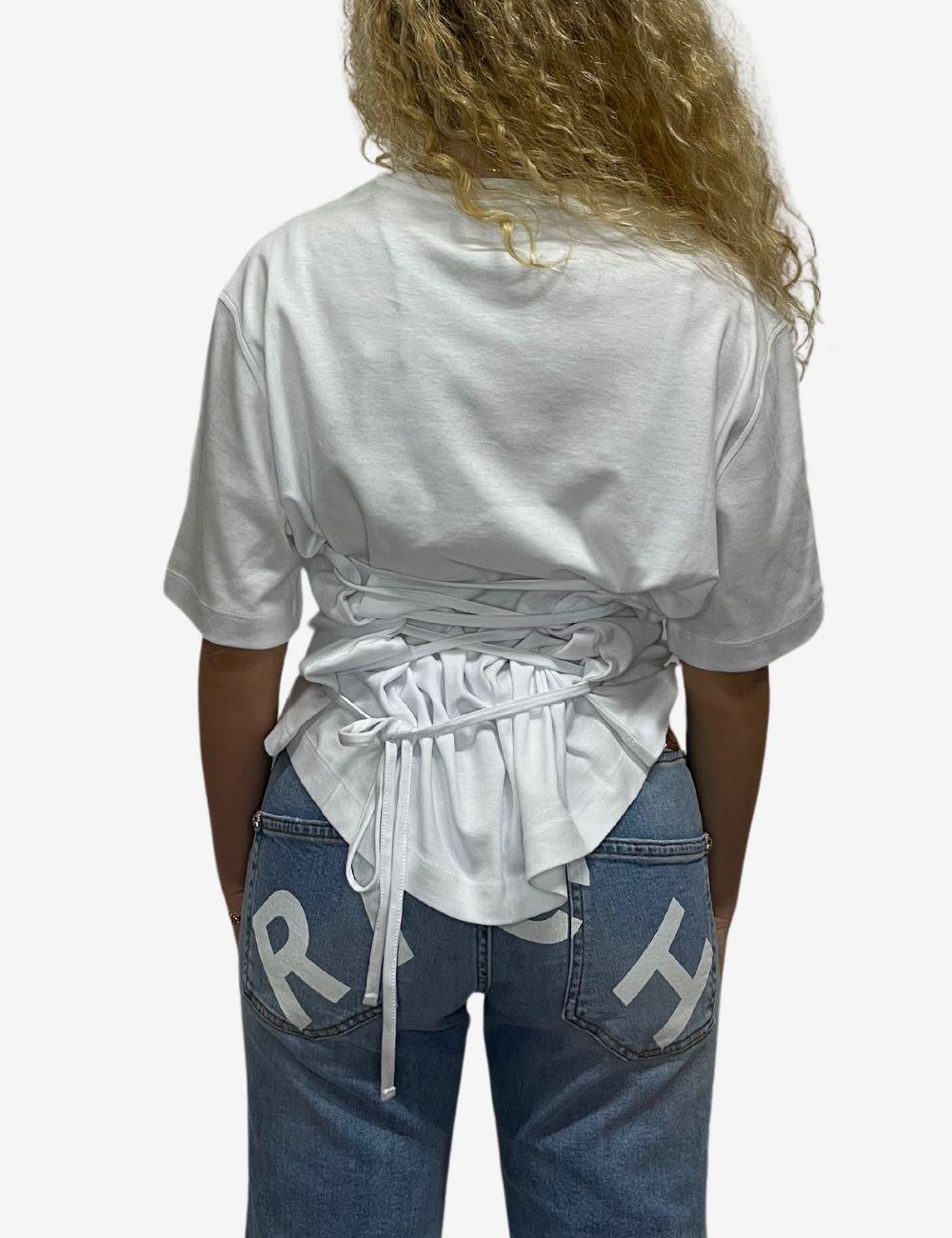 T-Shirt John Richmond con intreccio donna