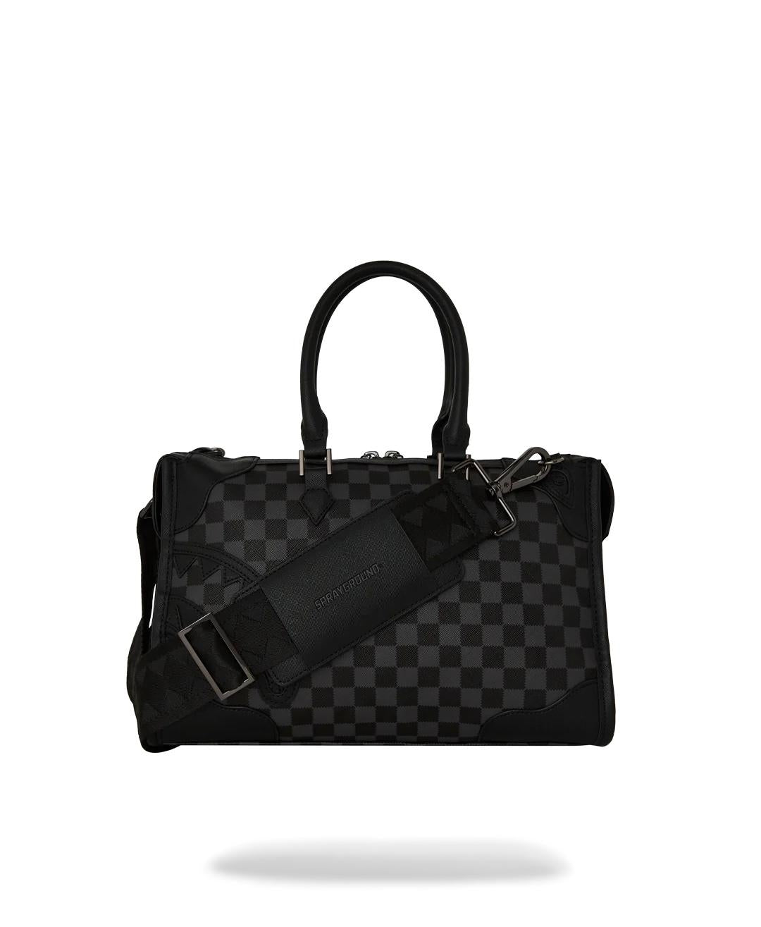 Borsa Sprayground nero midnight chateau pyramid mini duffle