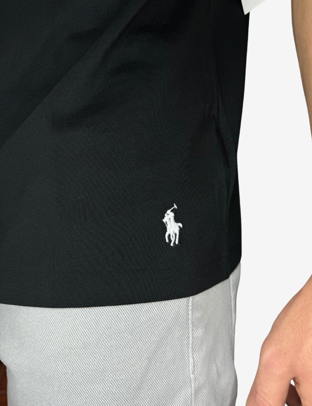 T-Shirt Polo Ralph Lauren con logo e ricamo uomo