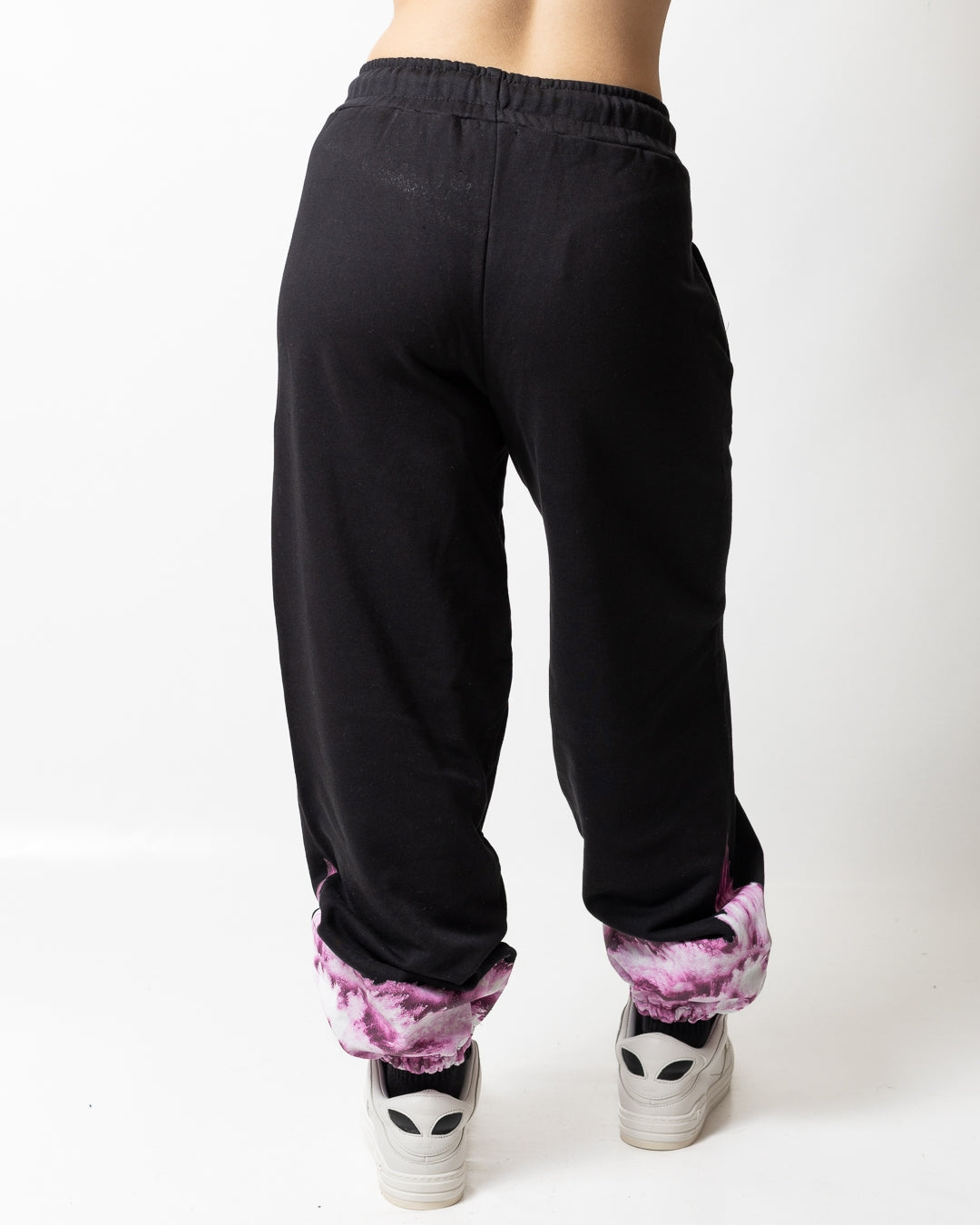 Pantalone Marcelo Burlon in felpa "Icon Wings Explosion" donna