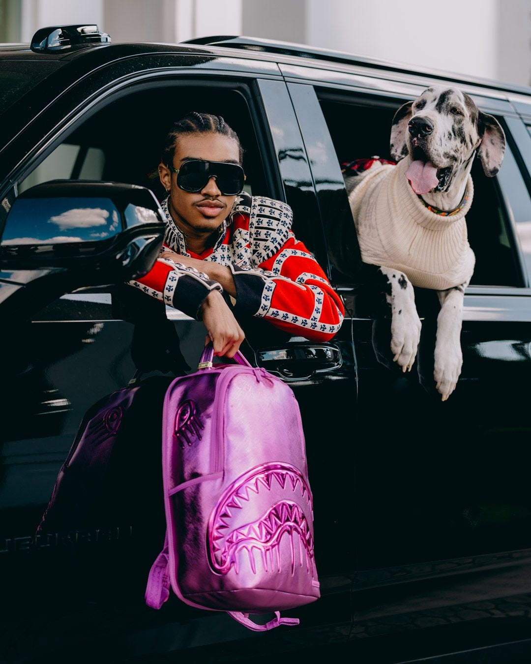 Zaino Sprayground fucsia METALLIC PINK METALLIC DRIP BACKPACK