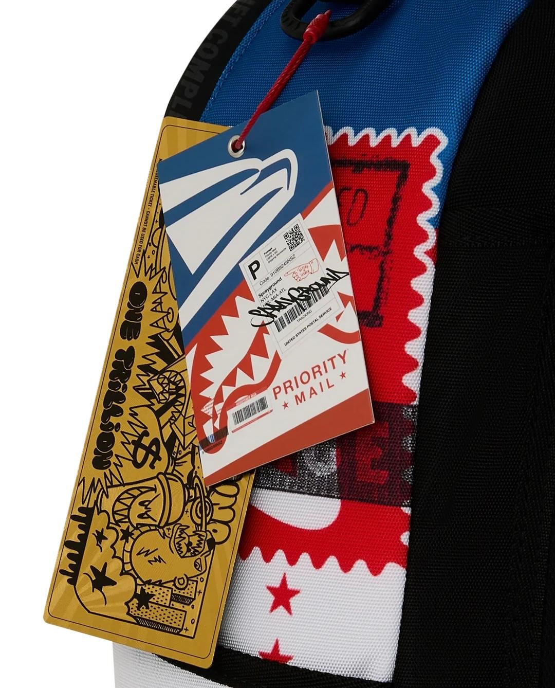 Zaino Sprayground bianco USPS SPRAYGROUND SPECIAL DELIVERY BACKPACK