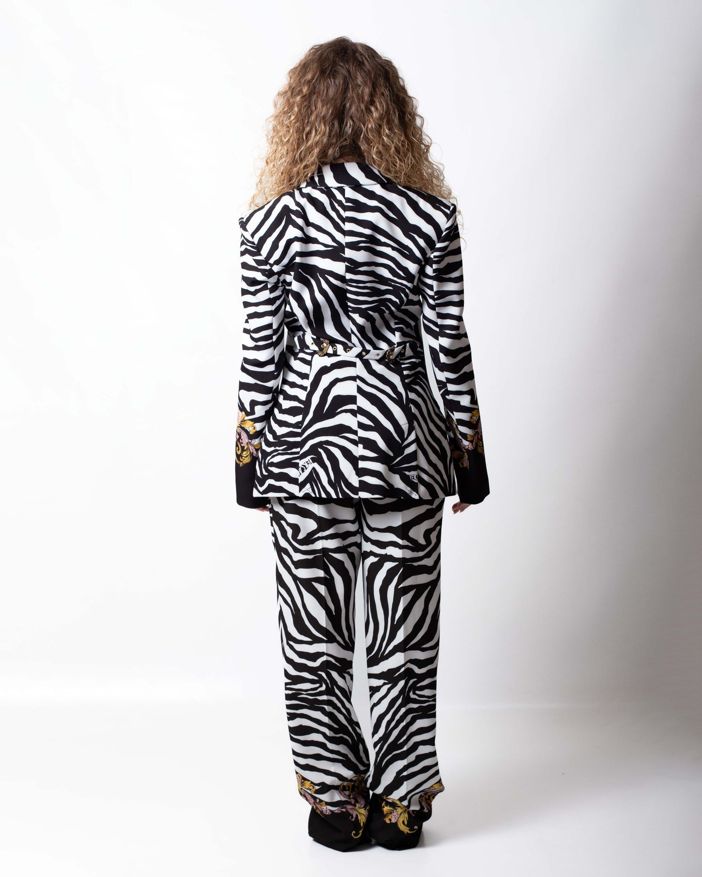 Pantalone Versace Jeans Couture zebrato donna