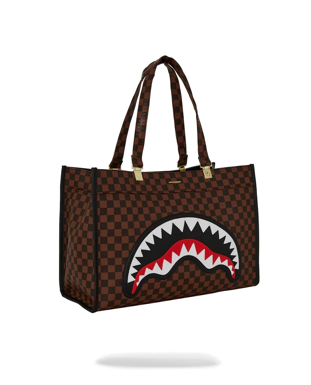 Borsa Sprayground marrone Sawtooth sharks in paris tortuga tote
