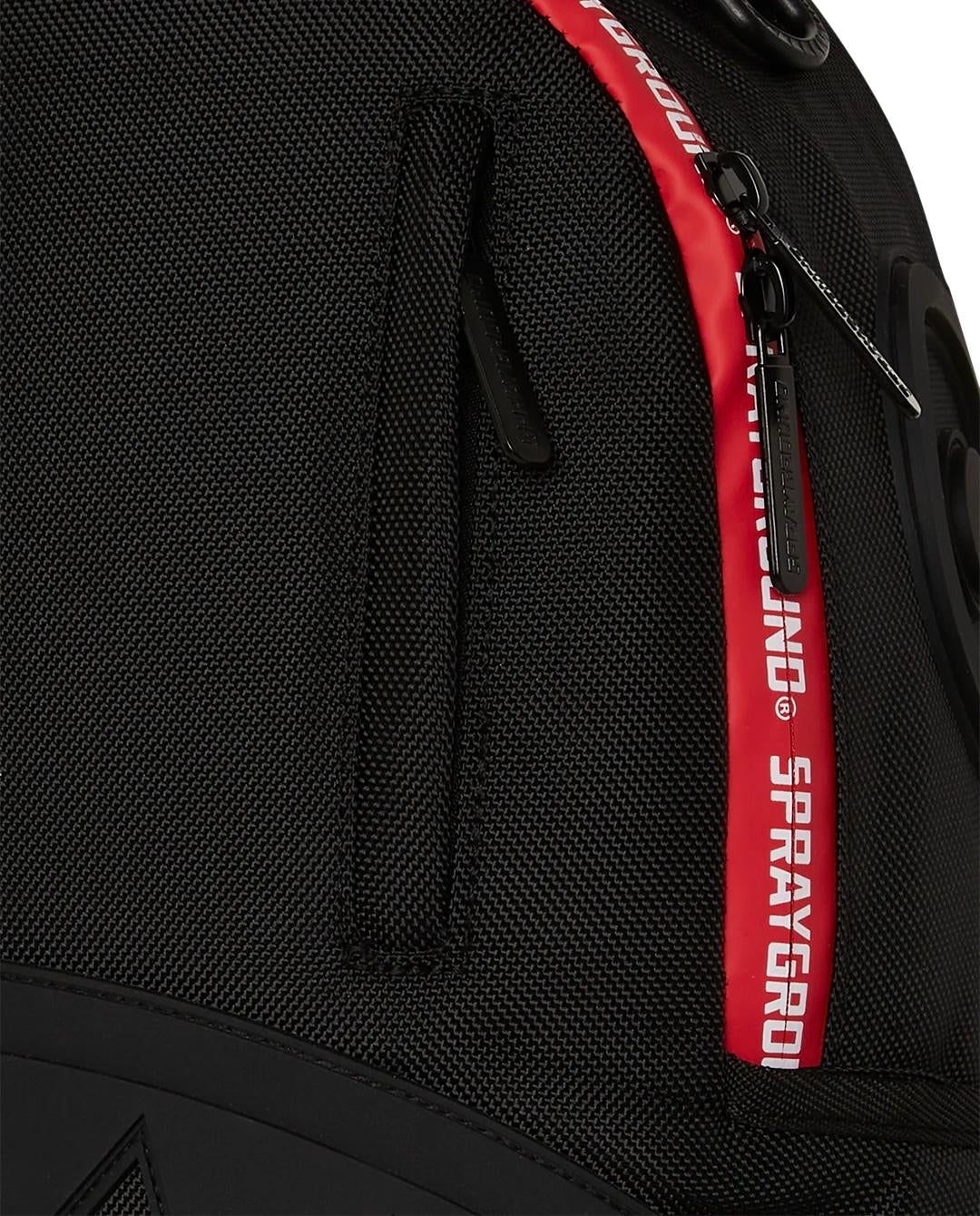 Zaino Sprayground nero Printed zipper shark dlxr backpack