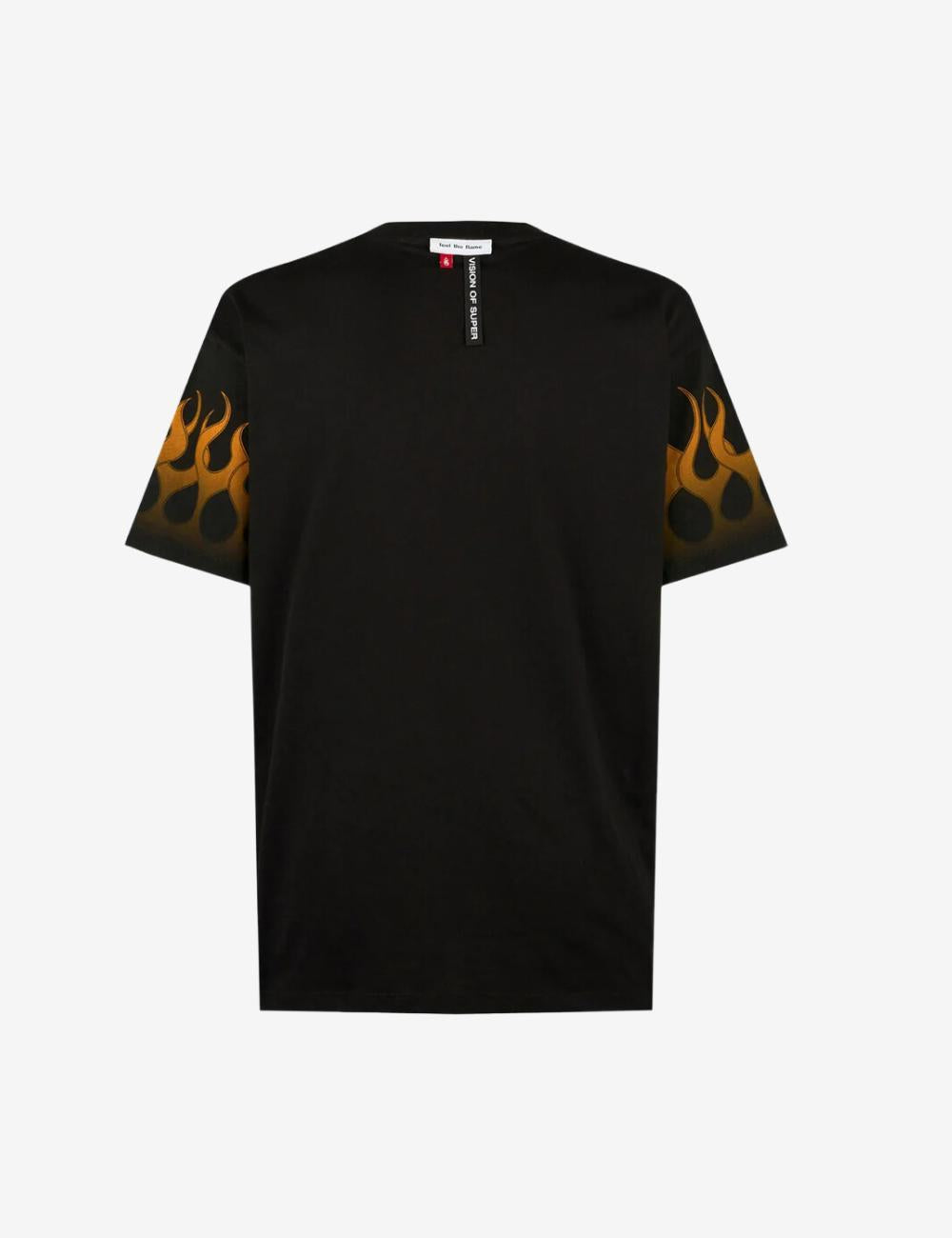 T-Shirt Vision Of Super "Orange Flames" uomo