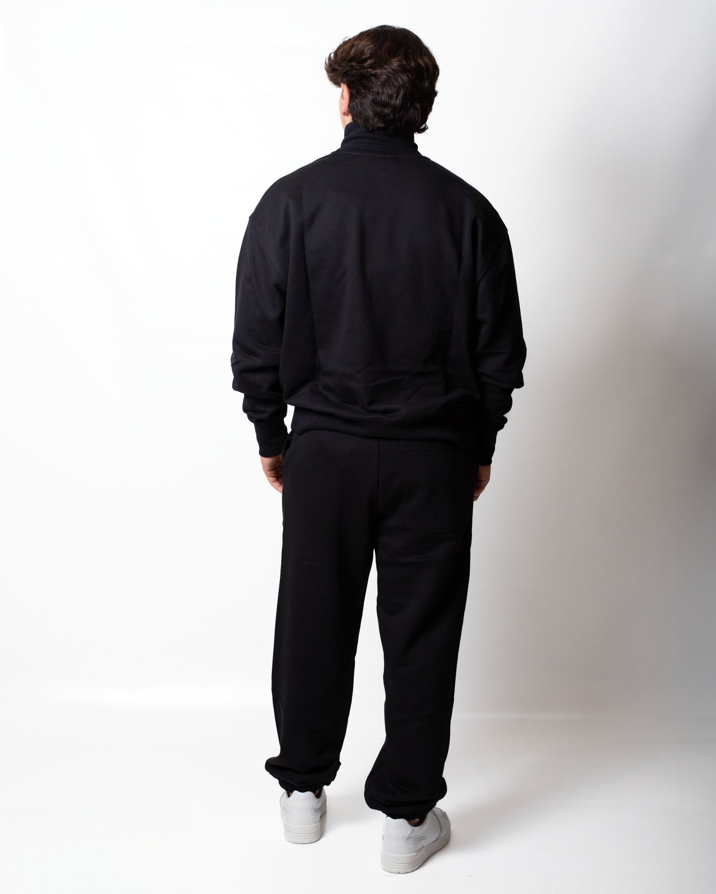 Felpa MSGM a collo alto con logo minimal