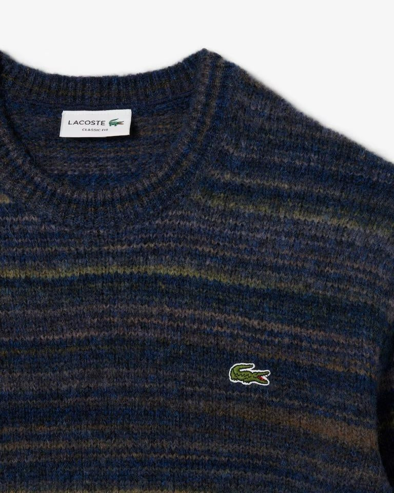 Maglia Lacoste girocollo a strisce uomo