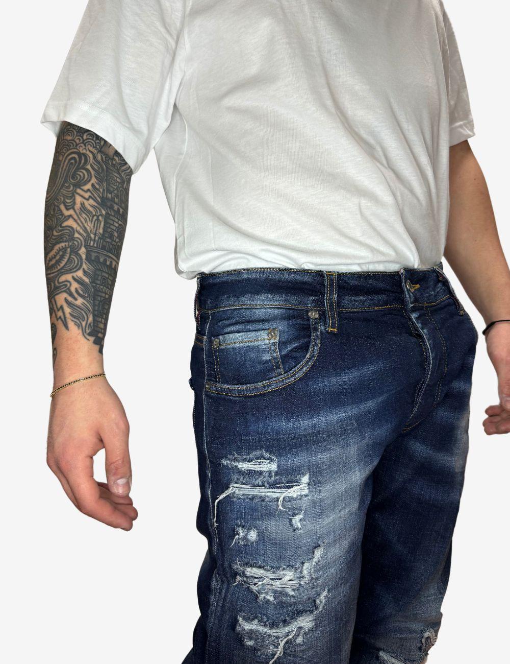 Jeans G2Firenze "Indaco" uomo