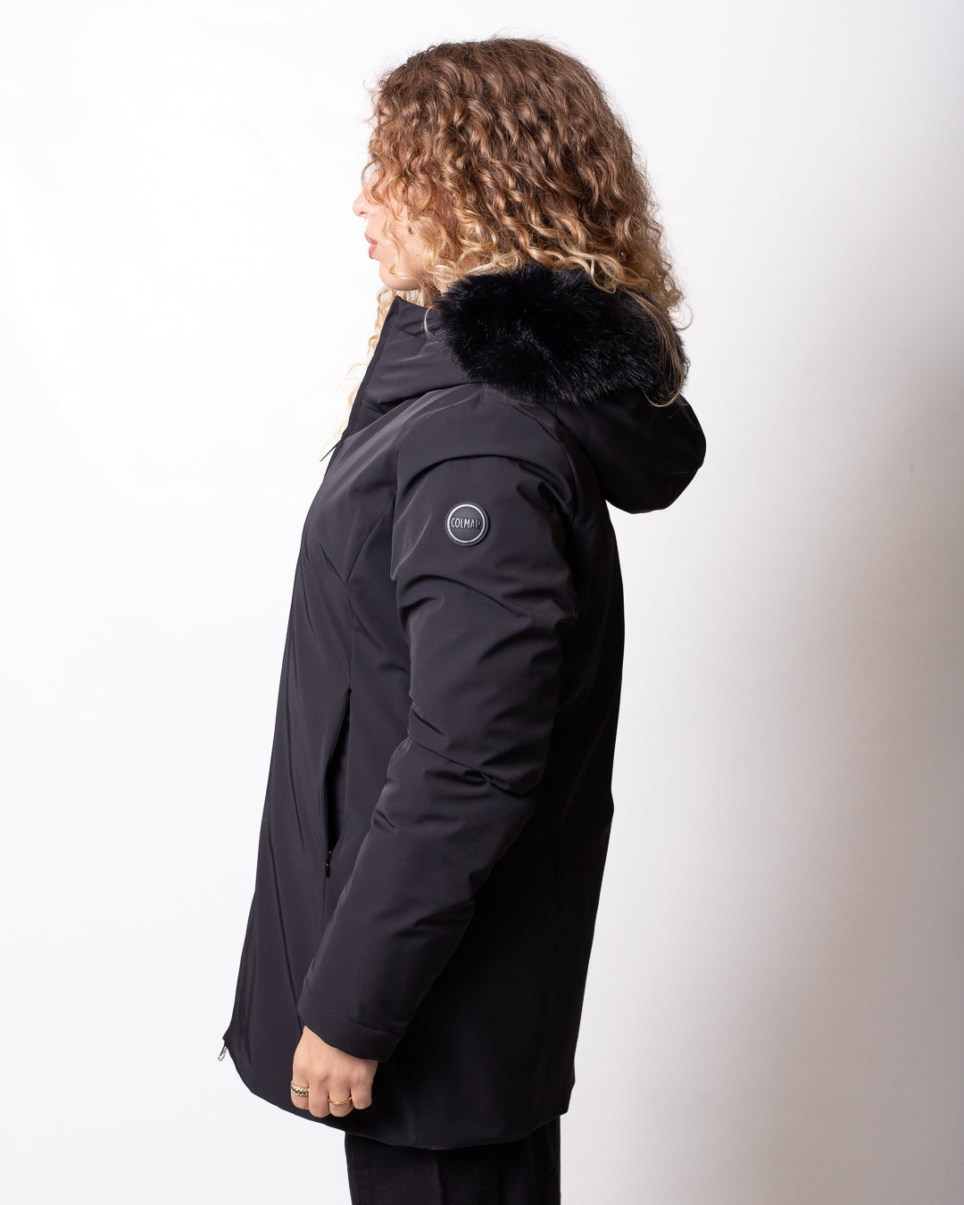 Piumino Colmar "Durability" con ecopelliccia donna