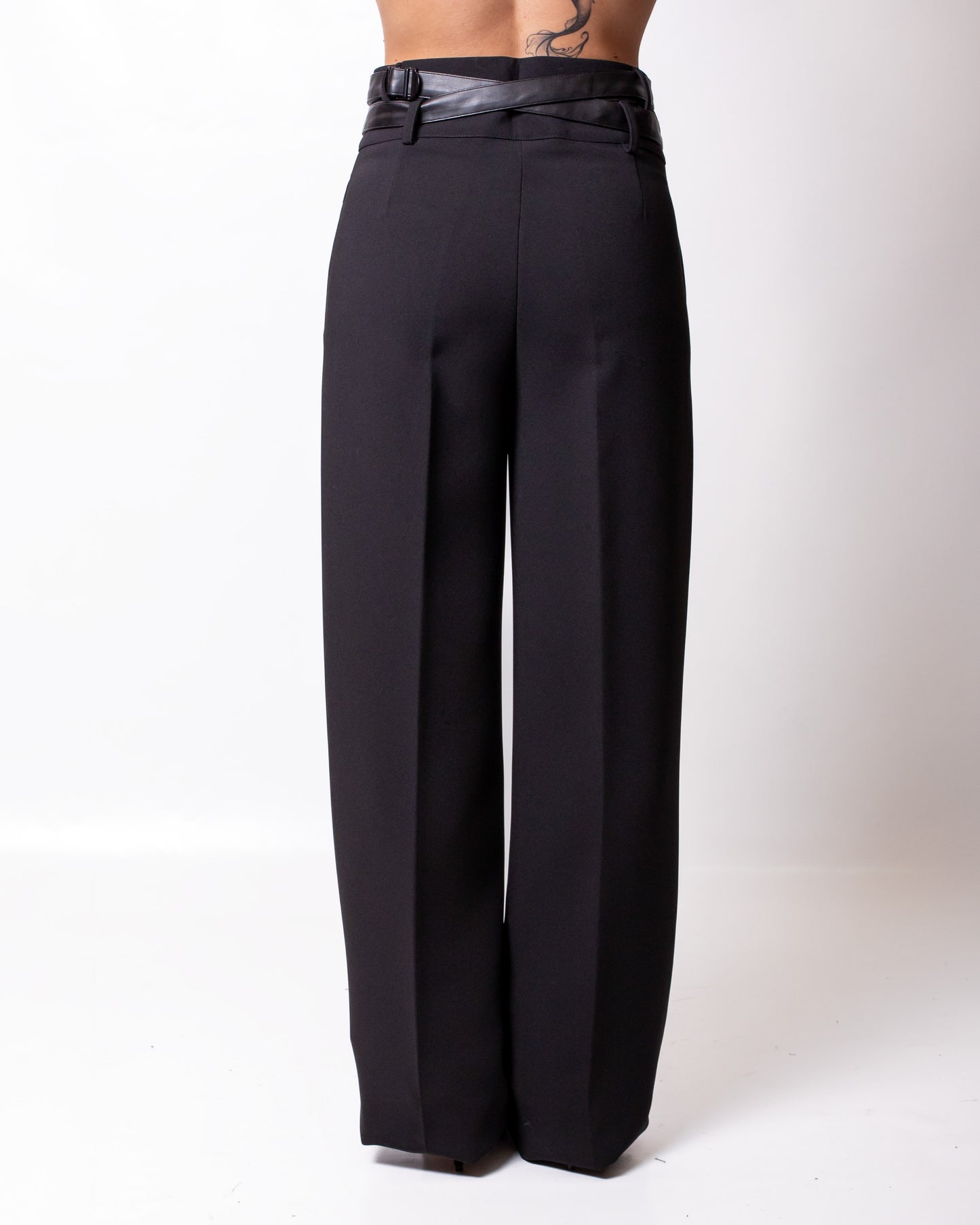Pantalone Richmond X chino con cinta in pelle donna