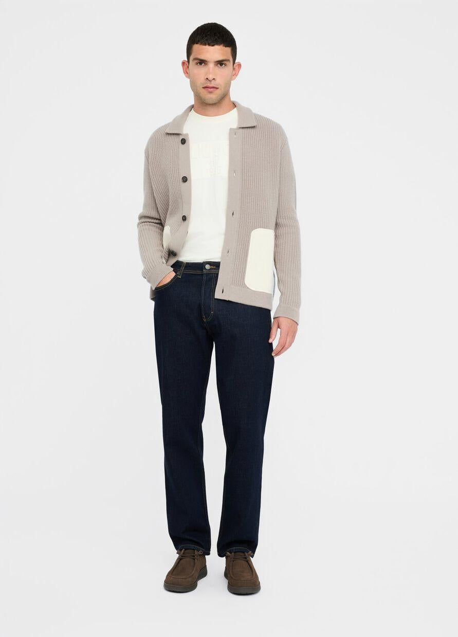 Cardigan Liu Jo in lana con tasche uomo