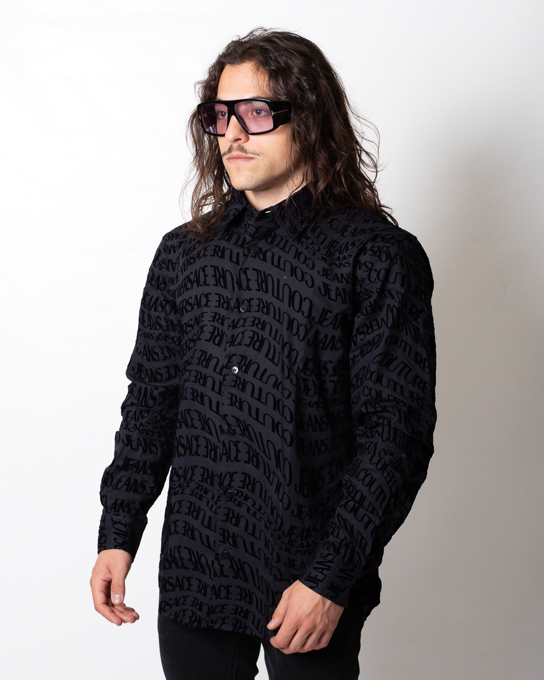 Camicia Versace Jeans Couture "Logomania" uomo