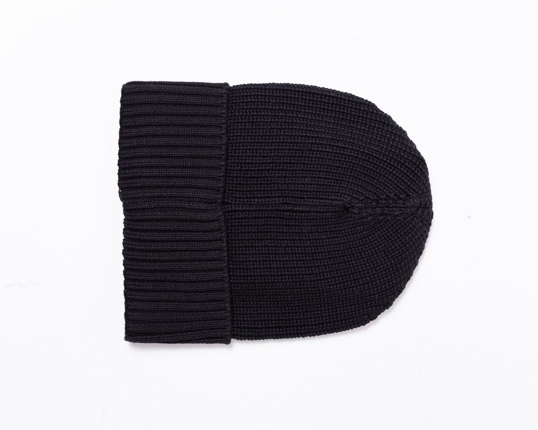Cappello Disclaimer con risvolto e logo ricamato