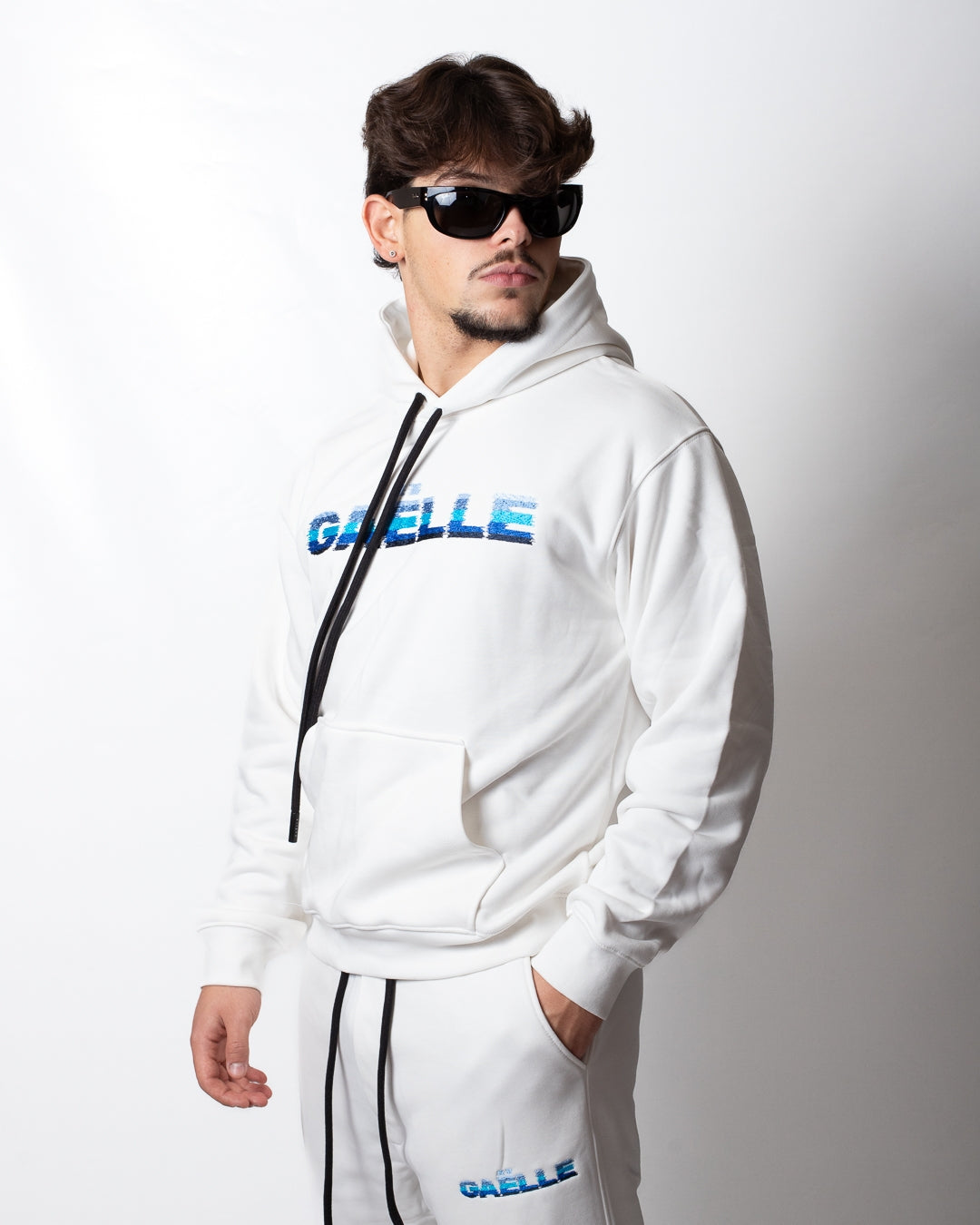 Felpa Gaelle con cappuccio e ricamo uomo