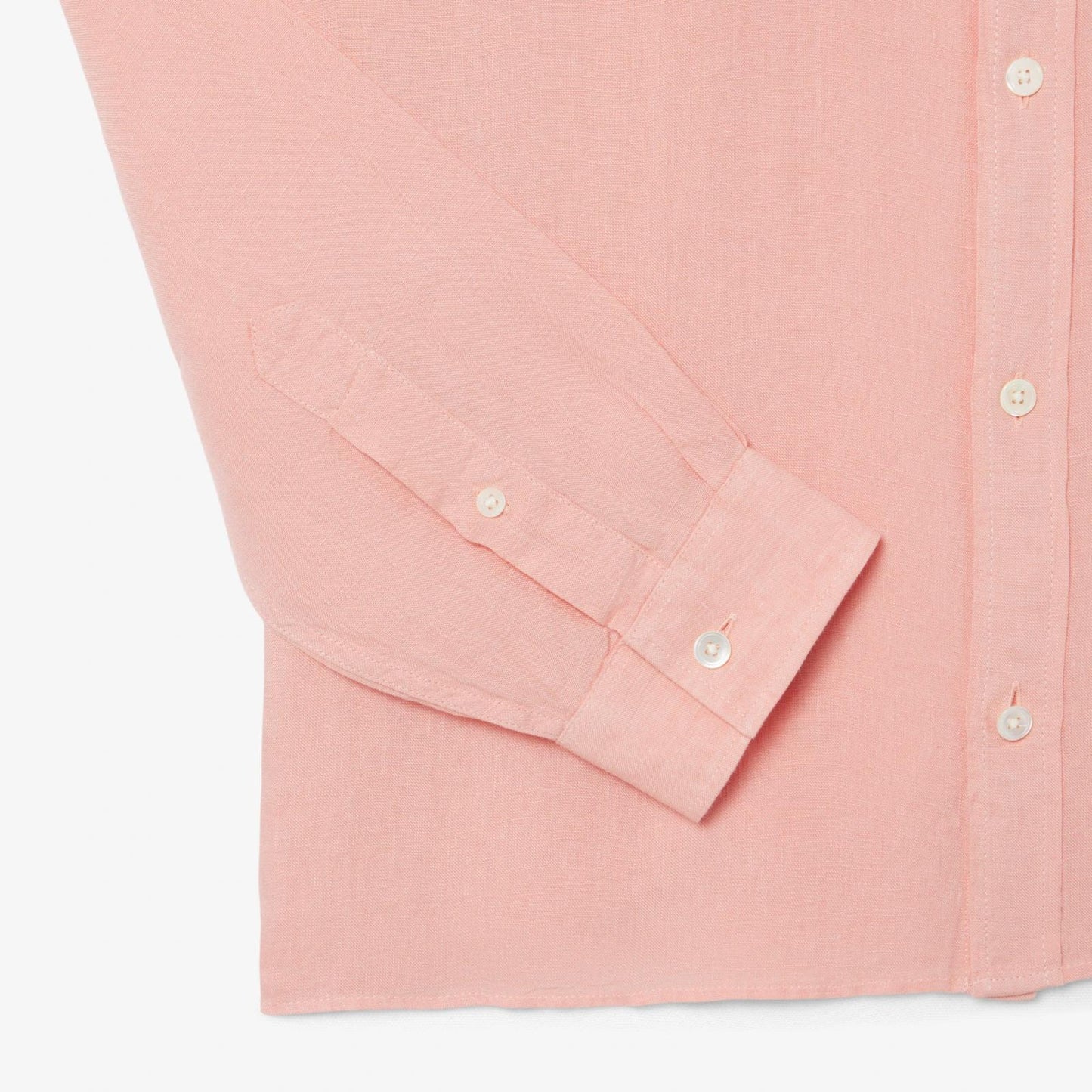 Camicia Lacoste regular in lino uomo