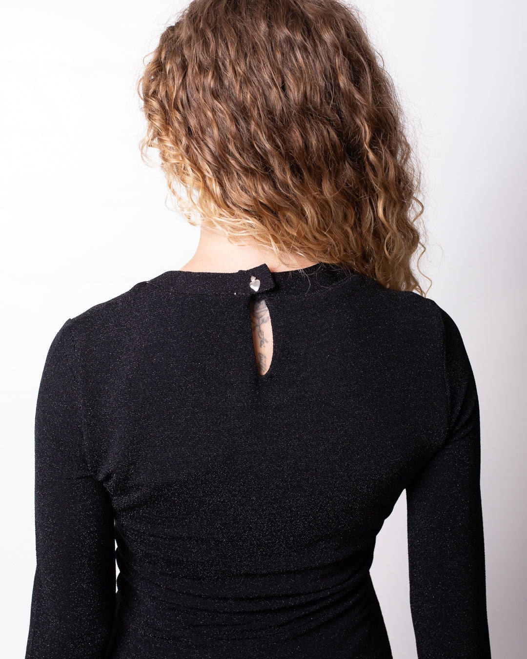Abito Richmond X glitterato con bottoni donna