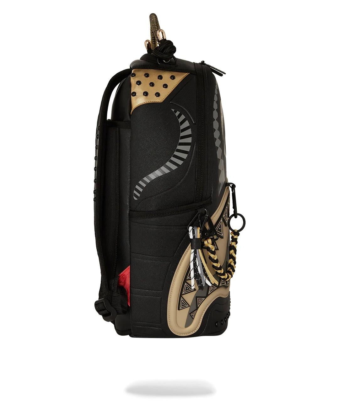 Zaino Sprayground nero AI Wonderland gold and black backpack