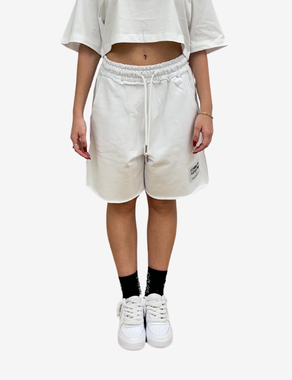 Bermuda Comme Des Fuckdown con etichetta logata donna