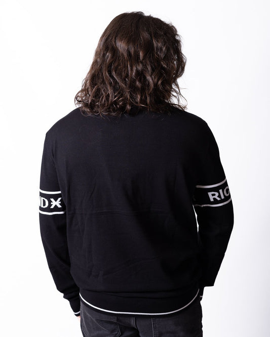 Maglia Richmond X mezza zip con logo a contrasto