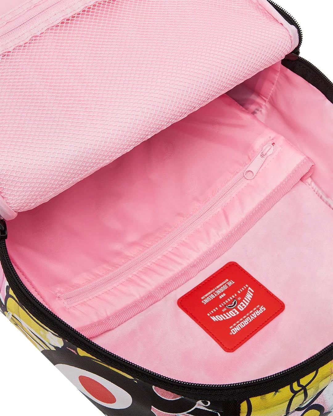 Zaino Sprayground multicolor Pink Panther painting over graffiti dlxsv backpack