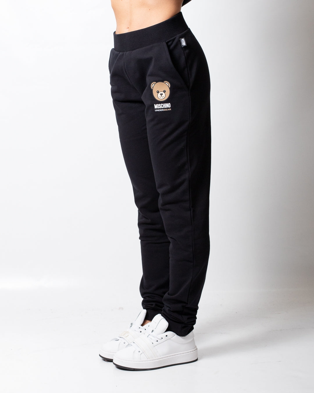 Pantalone Moschino Underwear in felpa con logo Teddy donna
