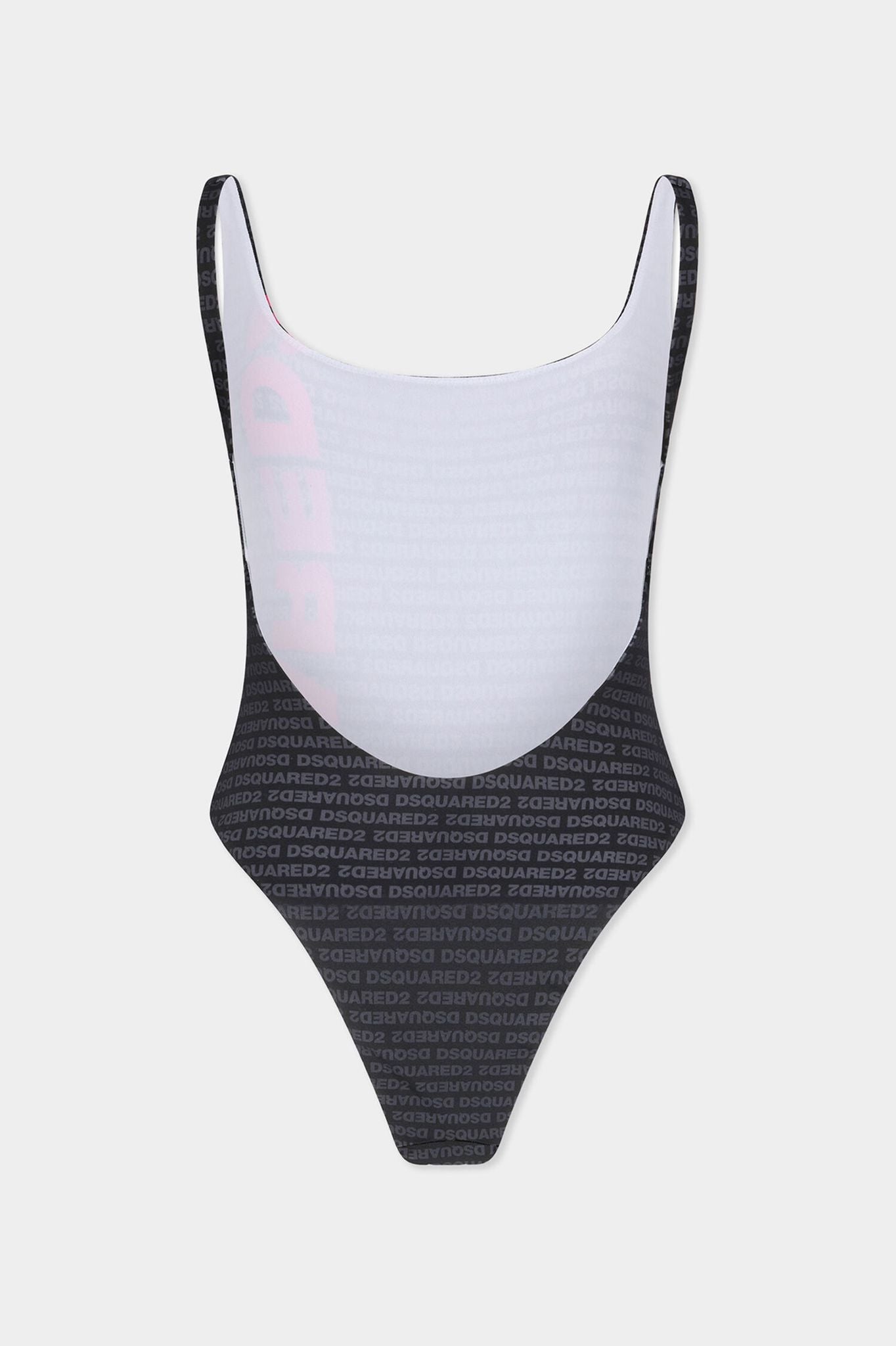 Costume intero Dsquared2 con logo all-over donna