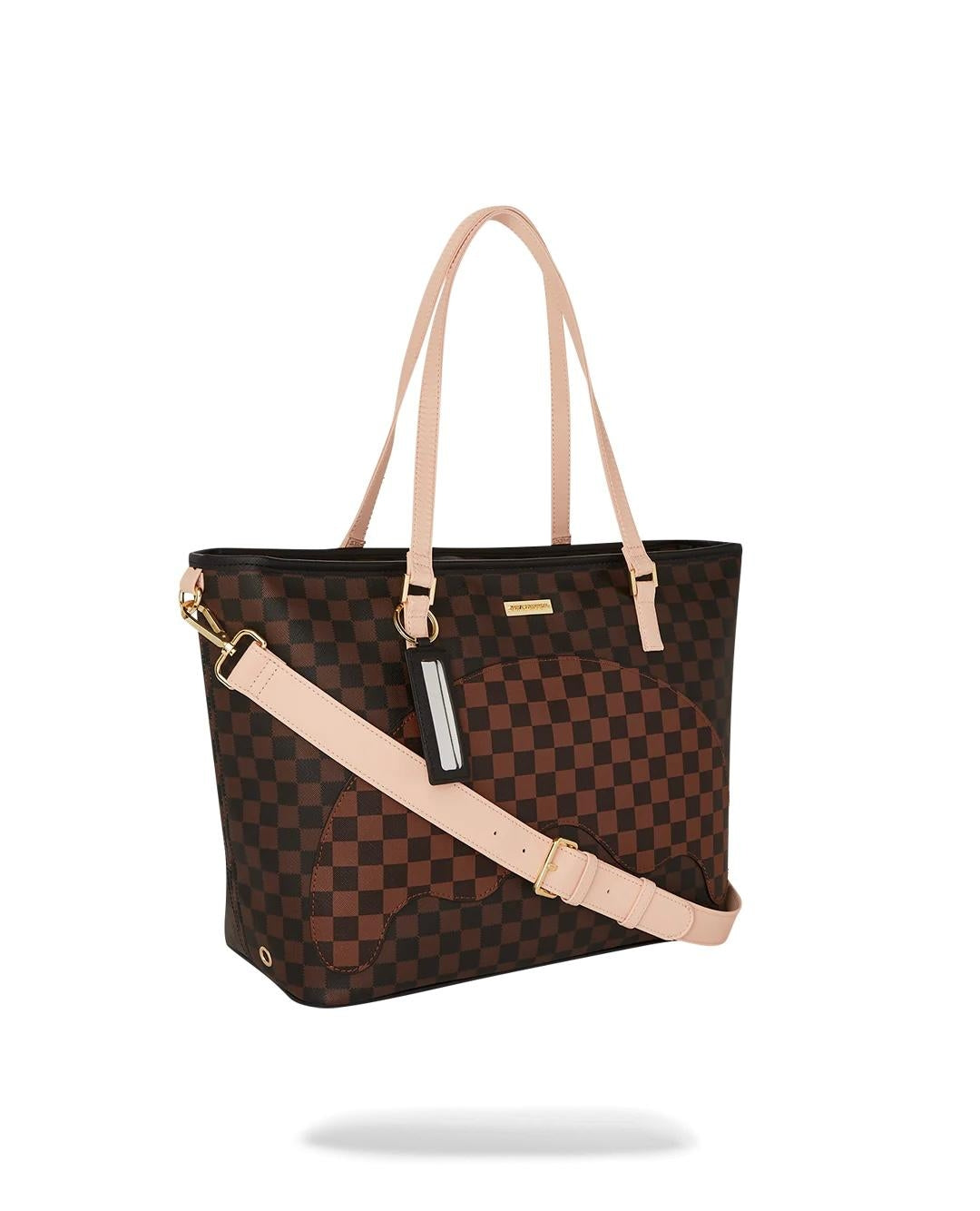 Borsa Sprayground marrone boujee strap tote