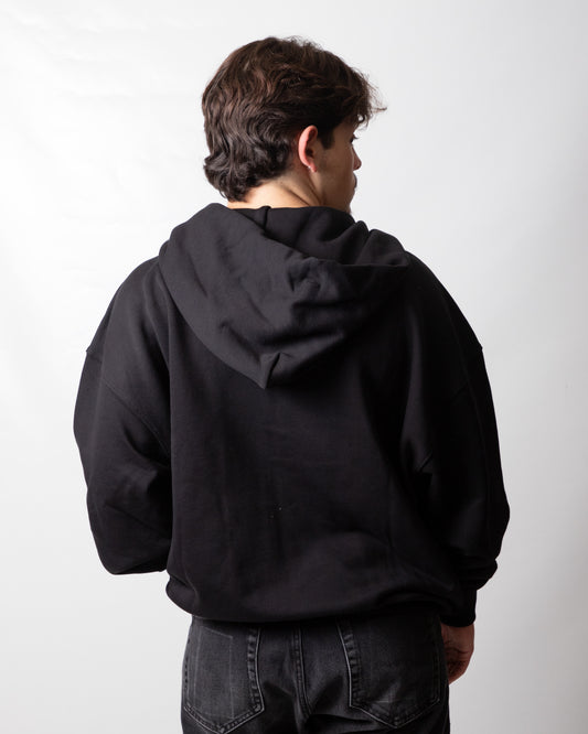 Felpa John Richmond fullzip con cappuccio "Piercing" uomo