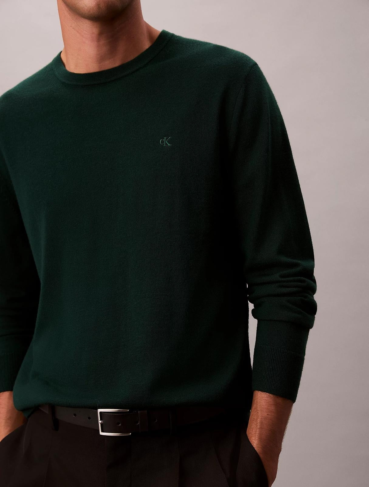 Maglia Calvin Klein classic fit in lana uomo