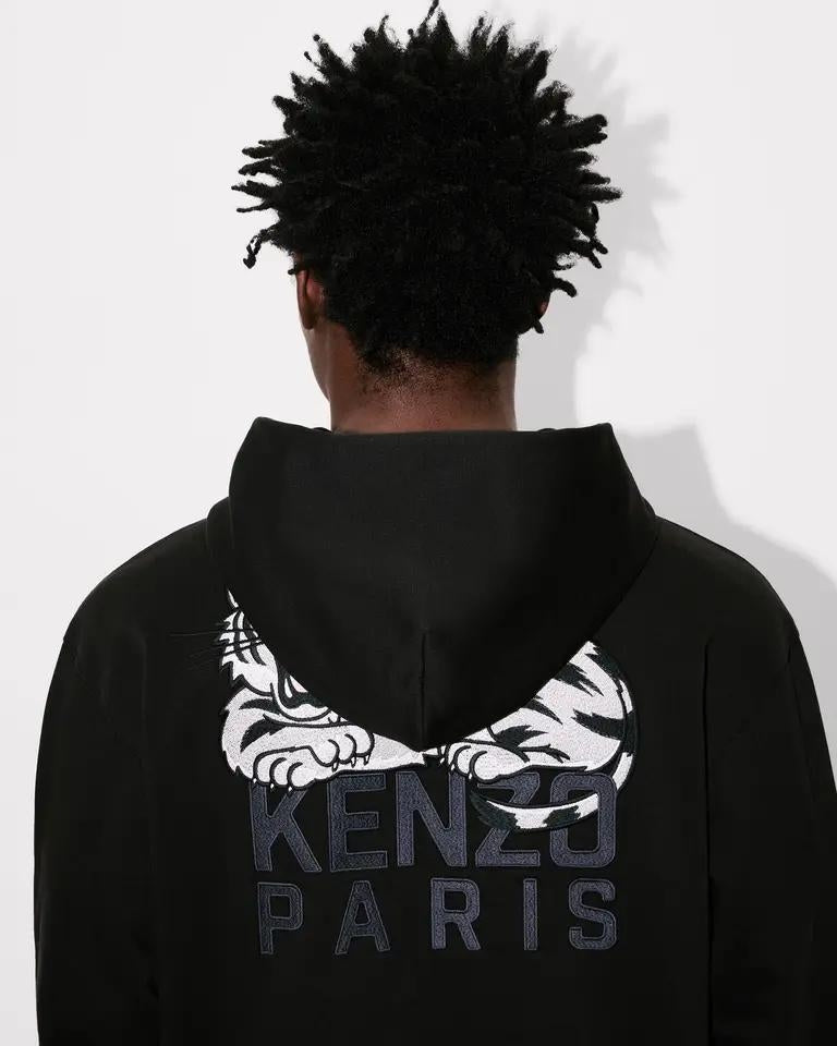 Felpa Kenzo Paris "Happy Tiger" con cappuccio