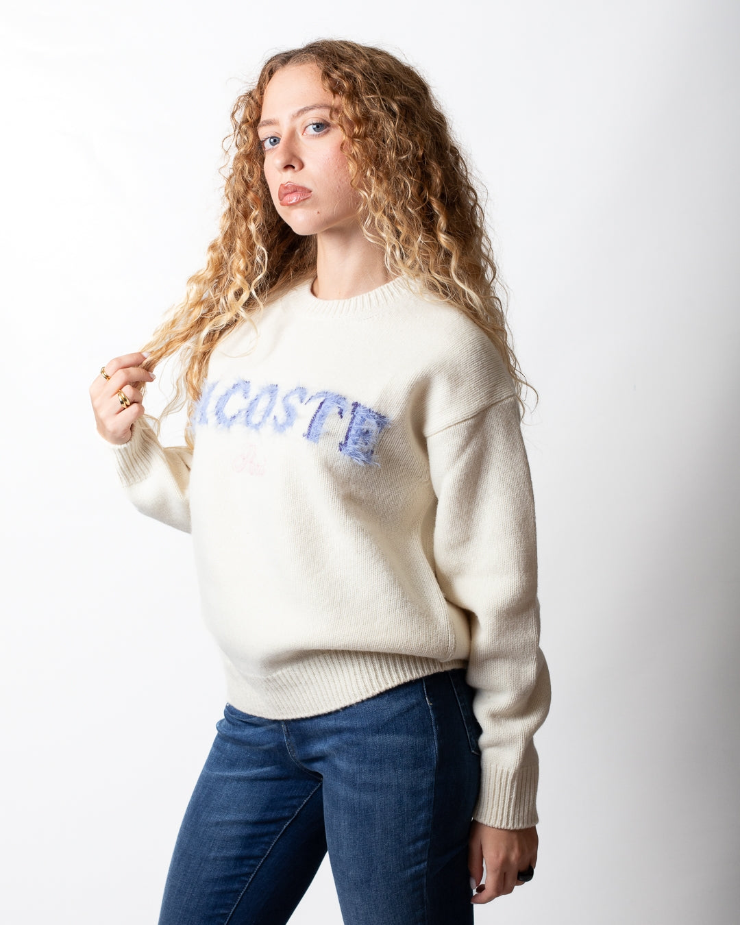 Maglia Lacoste "Paris" in lana donna