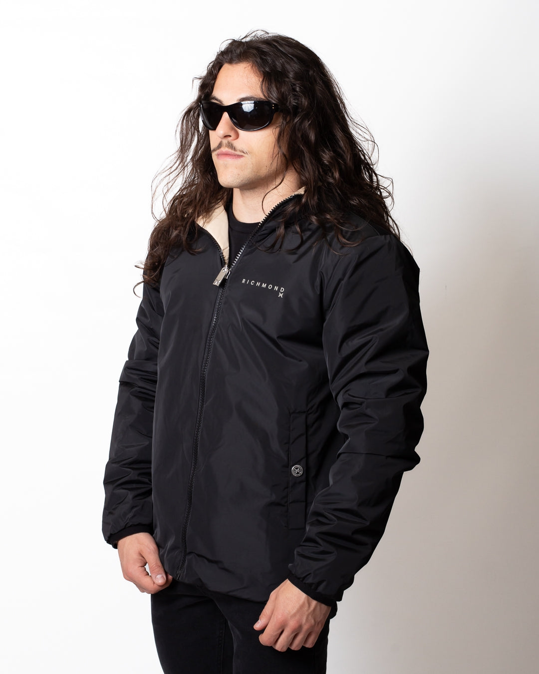 Giubbotto Richmond X reversibile in nylon uomo