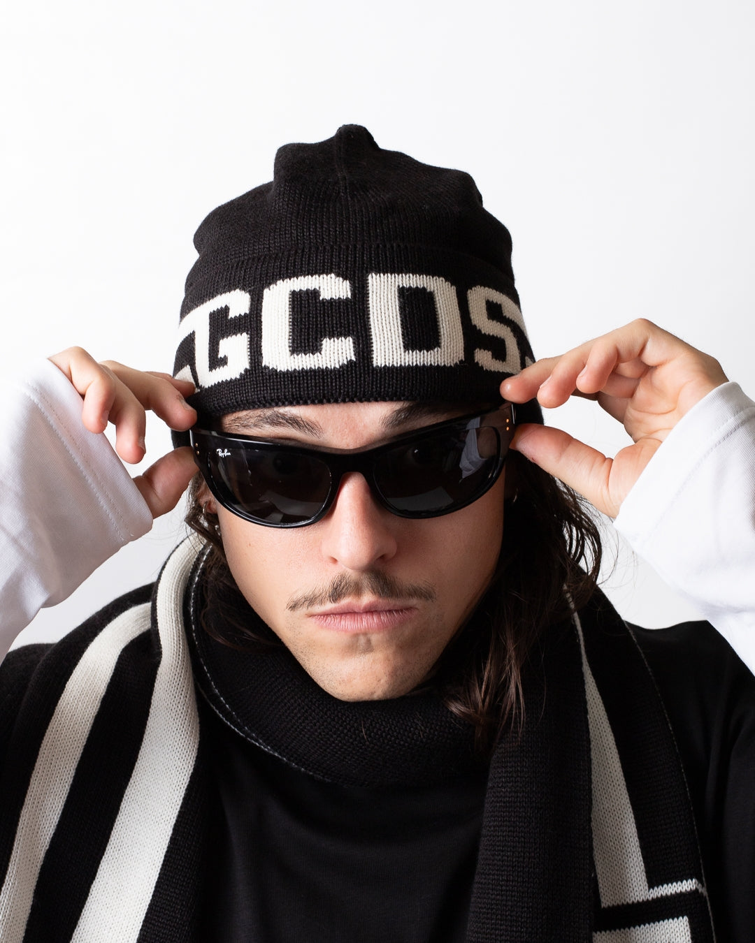Cappello GCDS in misto lana "Band Logo"
