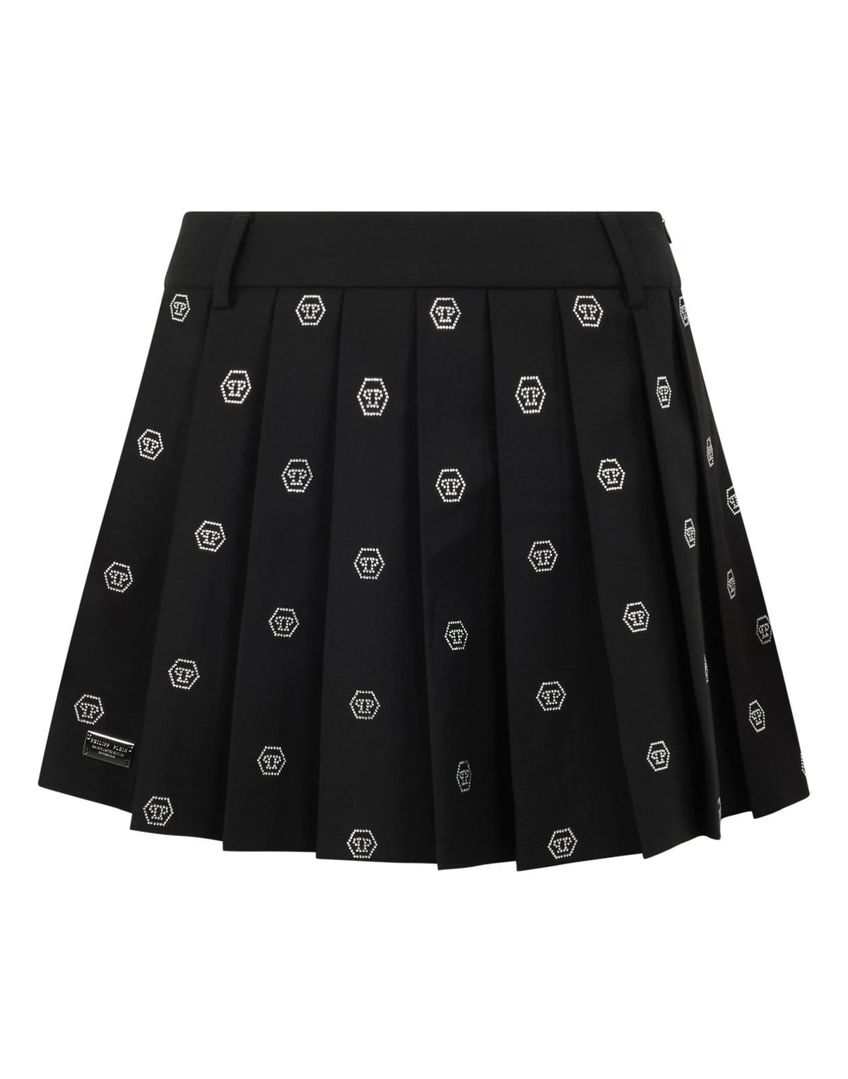 Gonna Philipp Plein "Monogram strass" donna