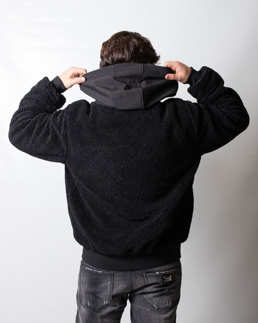 Giubbotto Gaelle teddy con cappuccio uomo