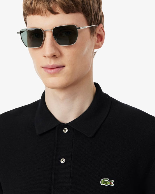 Polo Lacoste in maglia classic fit uomo