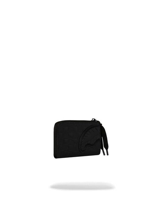 Portafoglio Sprayground nero RAISED CHECK WALLET