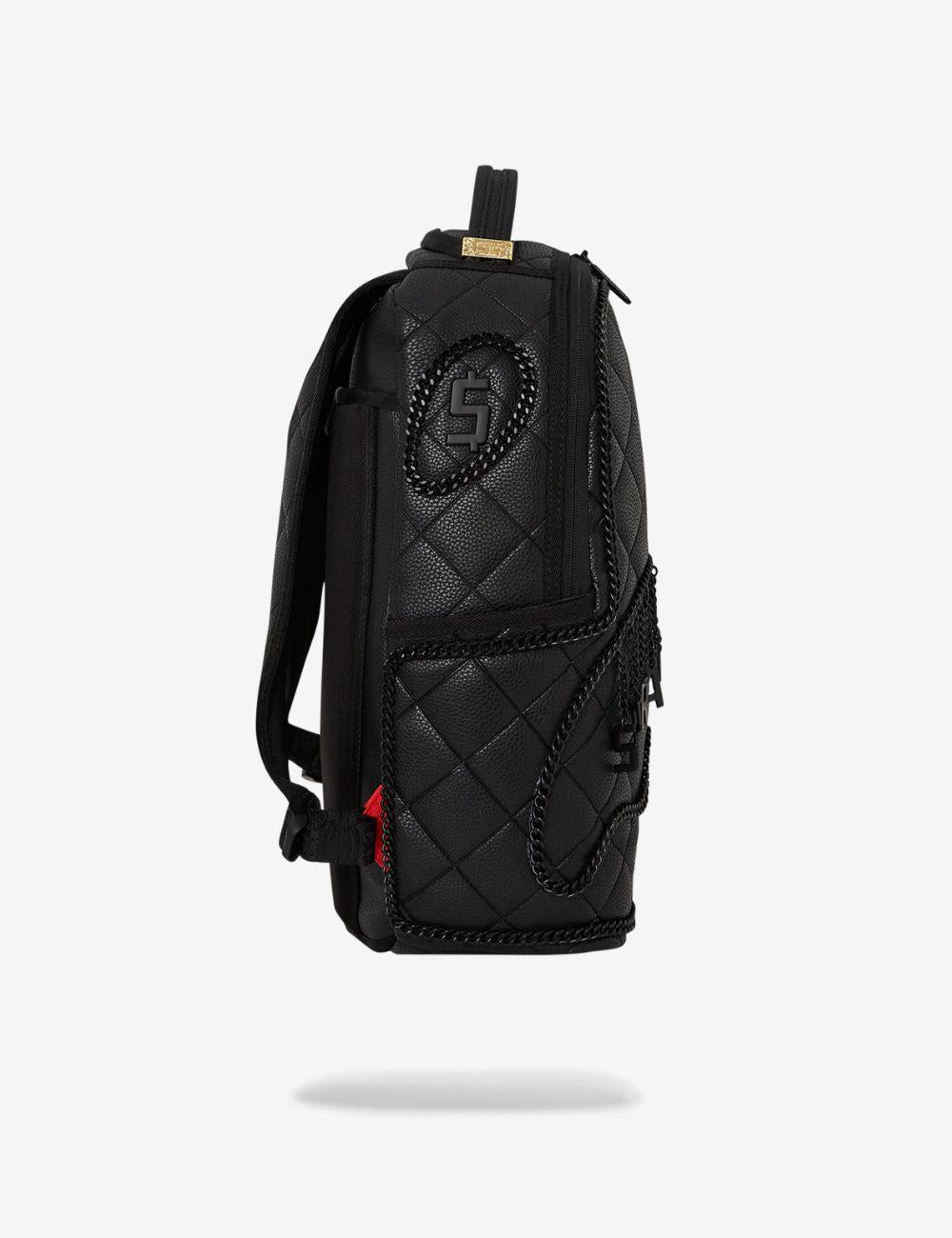 Zaino Sprayground nero quilt with 1 line stitch backpack