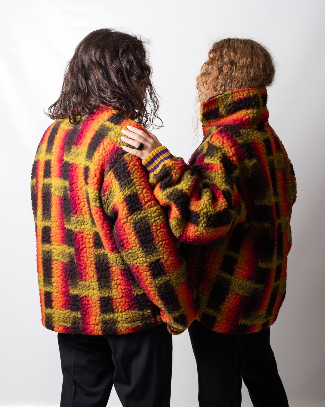 Giubbotto GCDS "Teddy Jacket" in misto lana