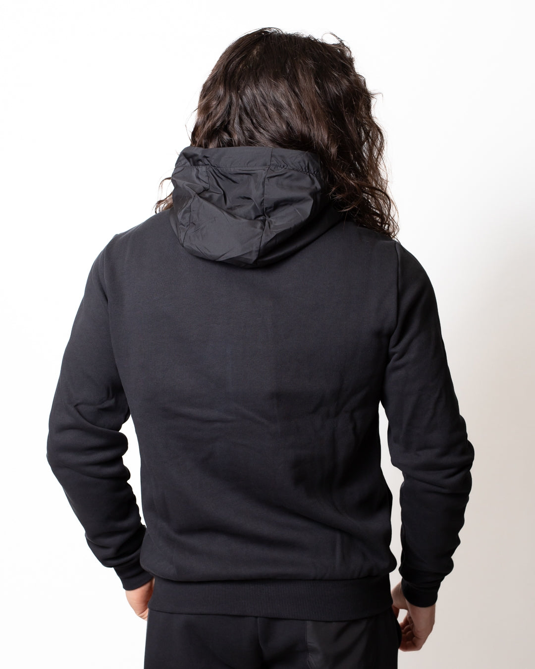 Felpa Colmar fullzip con dettagli in nylon uomo