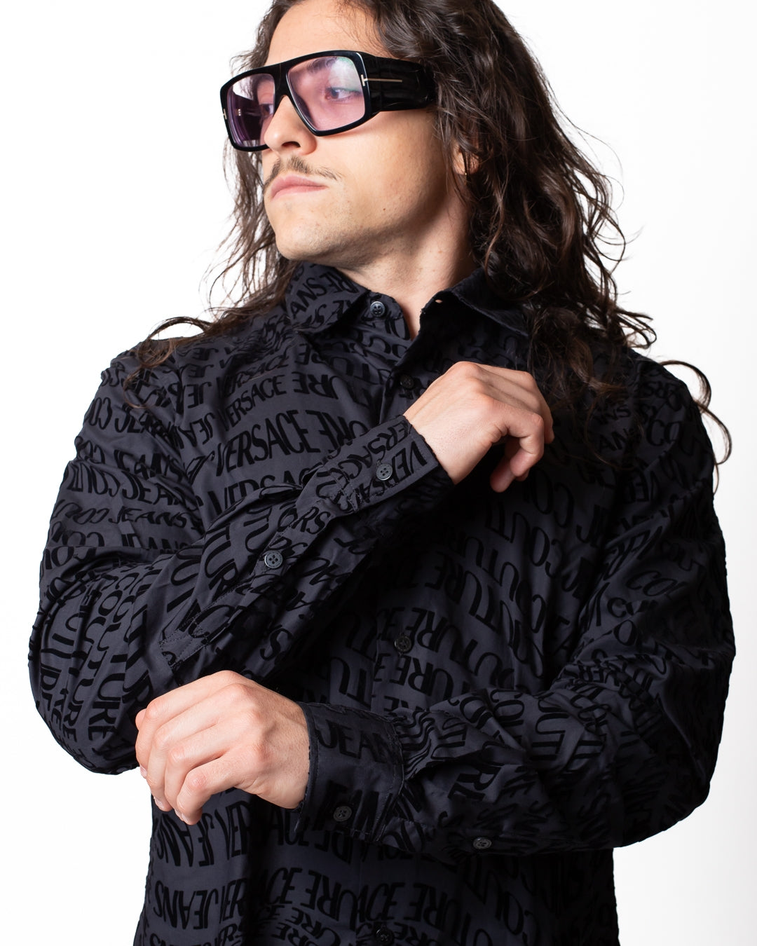 Camicia Versace Jeans Couture "Logomania" uomo