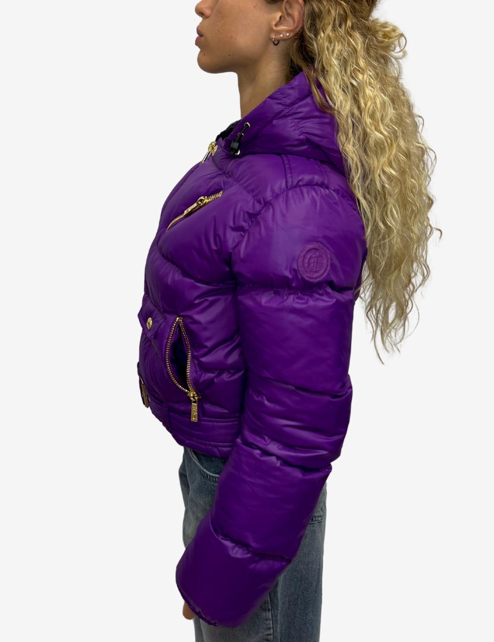 Giubbotto Just Cavalli con dettagli oro donna