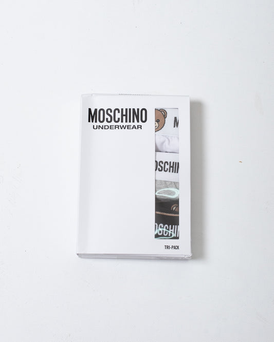 Slip Moschino Underwear tri-pack con logo Teddy donna