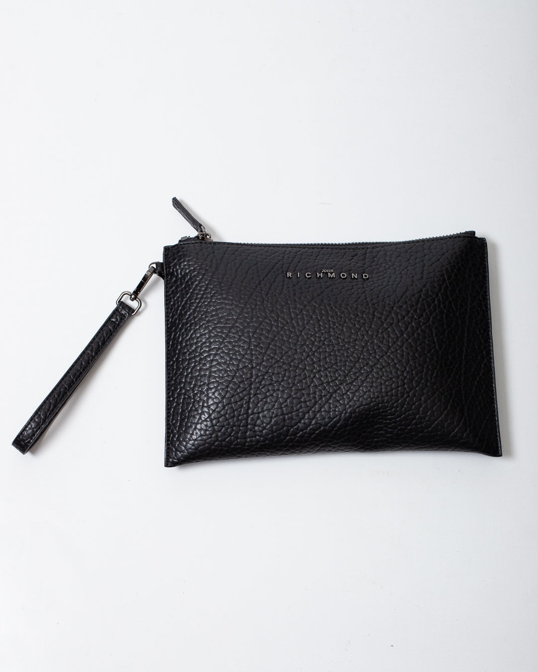 Pochette John Richmond in ecopelle con manico removibile uomo