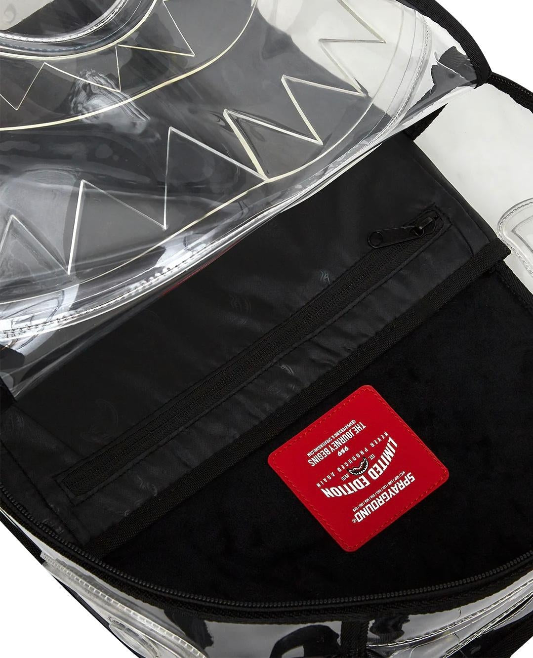 Zaino Sprayground trasparente Clear bear dlx backpack