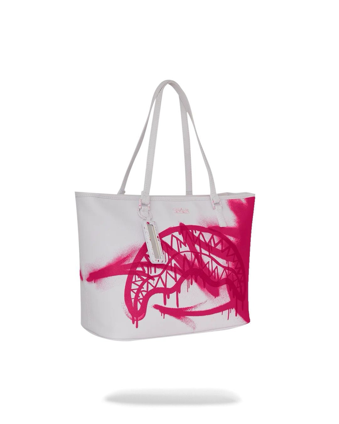 Borsa Sprayground bianco pink vandal tote