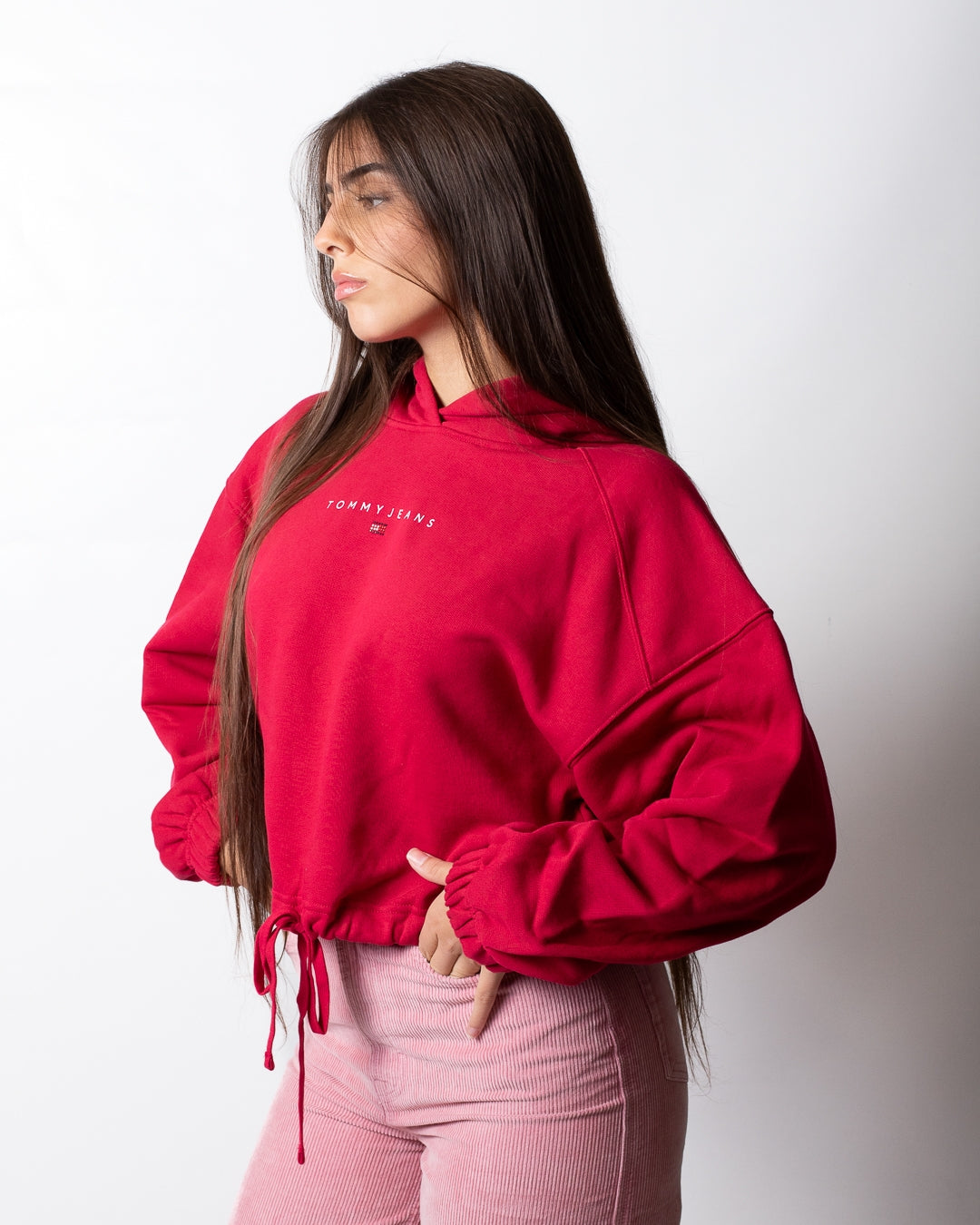 Felpa Tommy Jeans "Linear Bling" donna